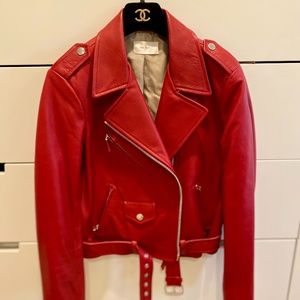 THE ROW PERLIN LEATHER MOTO JACKET - RETAIL $5,100